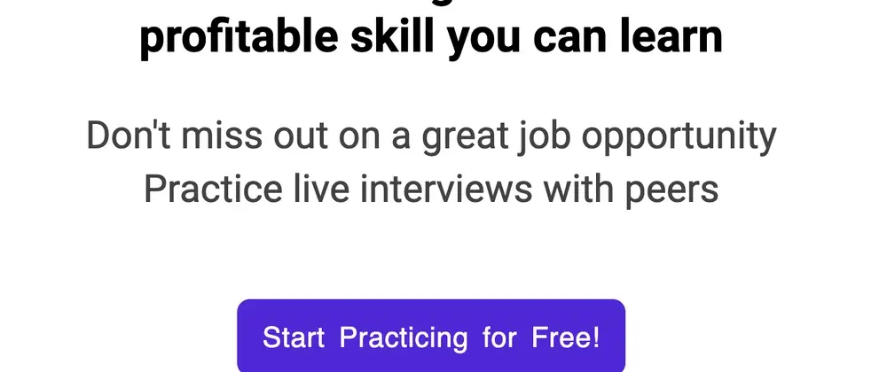 Mock Interview Platform “Pramp” Review