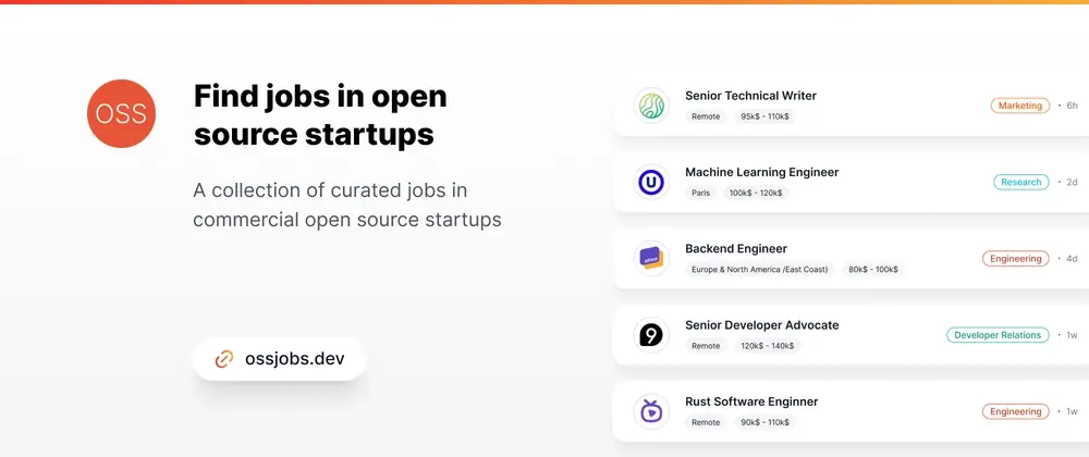 ossjobs.dev 👋 land your next job in open source